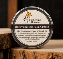 Load image into Gallery viewer, Rejuvenating face creme using all natural ingredients including argan, marula, and frankincense oil, 1.5oz