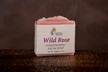 Load image into Gallery viewer, Wild Rose Conditioning Facial Soap with cocoa butter &amp; rose kaolin clay

