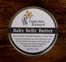 Load image into Gallery viewer, Baby Belly Butter using all natural ingredients and pure essential oils, 3.5oz
