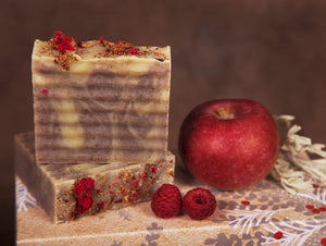 Apple, Sage, & Raspberry Soap