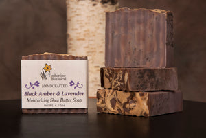 Black Amber and Lavender Soap